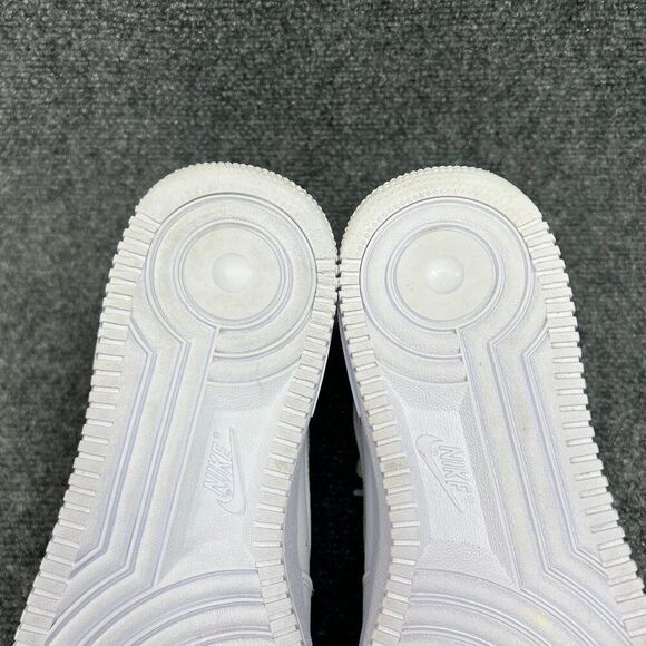 Nike Air Force 1 \'07 Shoes Men\'s Size 12 Triple White Leather Retro Low Athletic main image 4